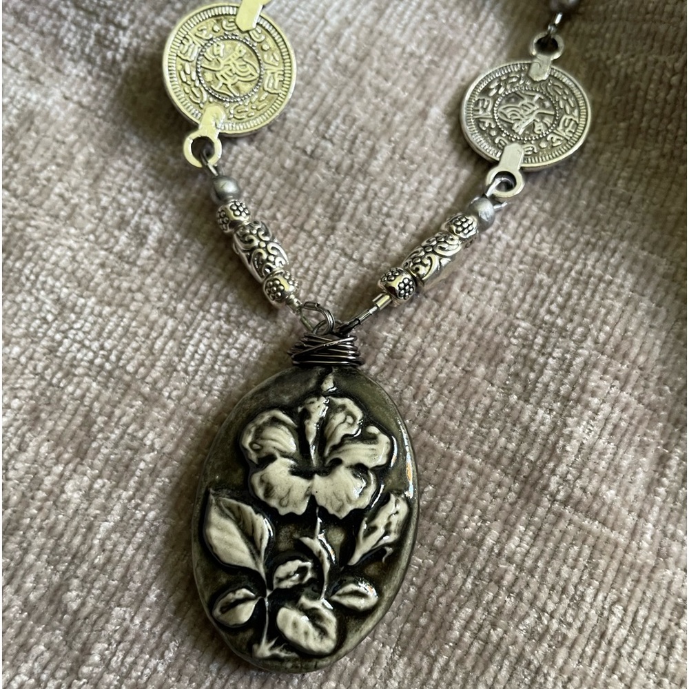 Handmade beaded necklace